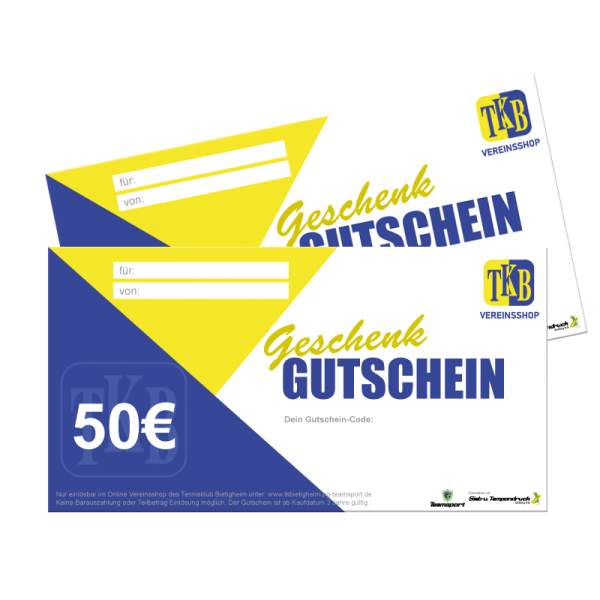 50,00€ Geschenk Gutschein