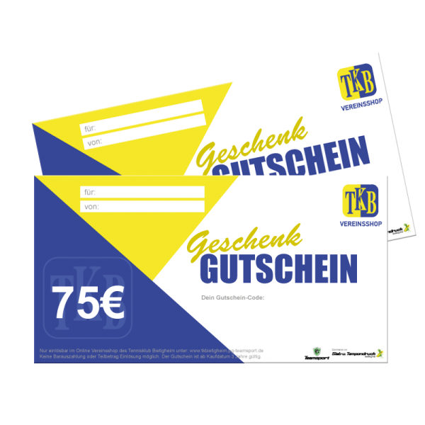 75,00€ Geschenk Gutschein
